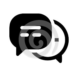 Chat icon vector
