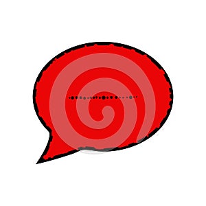 Chat icon. Dialog text