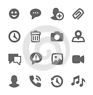 Chat icons