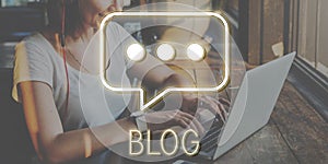 Chat Message Social Network Texting Graphic Concept