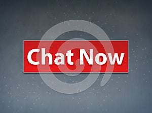 Chat Now Red Banner Abstract Background
