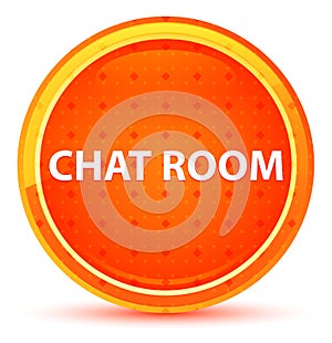 Chat Room Natural Orange Round Button