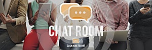 Chat Room Online Messaging Communication Connection Technology C