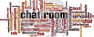 Chat room word cloud