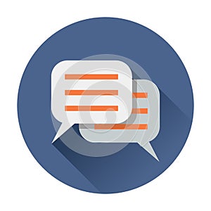 Chat speach bubble icon