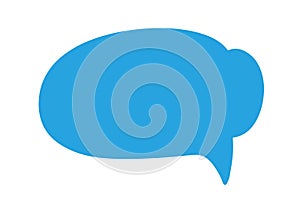 Chat Speech Bubble Message Text Cloud Vector Shape