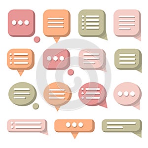 Chat, speech, communication, dialogue bubbles