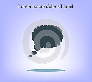 Vector illustration of gray background with gradient