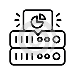 Chat vector outline Icon Design illustration. Cloud computing Symbol on White background EPS 10 File