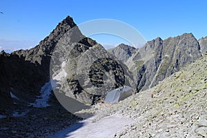 Chata pod Rysmi hut near Rysy peak, High Tatras photo