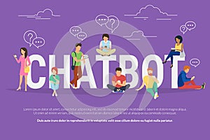 Chatbot concept illustration photo