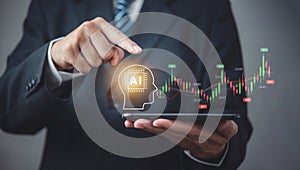 Chatbot conversation Ai Artificial Intelligence technology online customer service.Digital chatbot, robot application, OpenAI