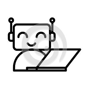 chatbot customer support icon