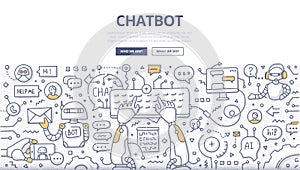 Chatbot Doodle Concept