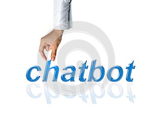 Chatbot and future communication concept.