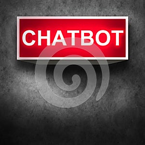 Chatbot and future communication concept.