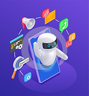 Chatbot Messenger Concept Illustration