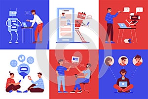 Chatbot Support Concept