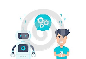 Chatbot vector illustration concept