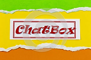 Chatbox newsletter email communication bubble message internet discussion photo