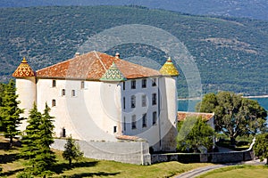 chateau in Aiguines, Var Departement, Provence, France