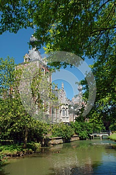 Chateau Arenbergh, Belgium; castle ditch
