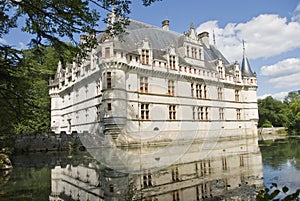 Chateau Azay-le-Rideau, France