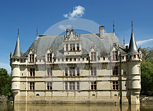 Chateau Azay-le-Rideau, Loire, France