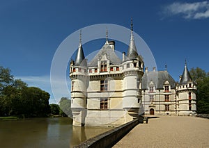Chateau Azay-le-Rideau, Loire, France