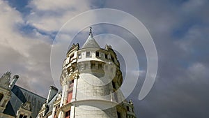 Chateau Azay-le-Rideau (was built from 1515 to 1527), Loire, France