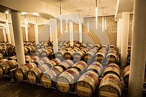 Chateau Cheval Blanc cellar,saint emilion, right bank,Bordeaux, France