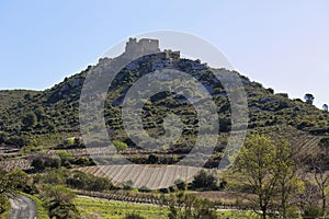 Chateau d`Aguilar in France photo