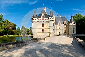 Chateau d\'Azay le Rideau. Loire Valley. France