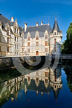 Chateau d\'Azay le Rideau. Loire Valley. France