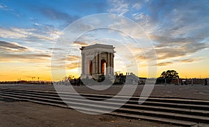 Chateau d'eau, Bassin principal du Peyrou in Montpellier, France