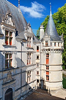 The chateau de Azay-le-Rideau, France