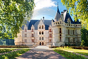 The chateau de Azay-le-Rideau, France