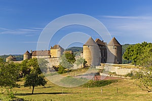 Chateau de Berze-le-Chatel castle, Saone-et-Loire departement, Burgundy, France