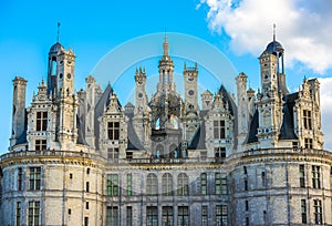 Chateau de Chambord, the largest castle in the Loire Valley, France photo