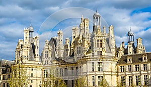 Chateau de Chambord, the largest castle in the Loire Valley - France