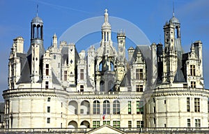 Chateau de Chambord is the largest chateau in the Loire Valley, France