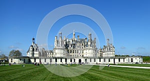 Chateau de Chambord is the largest chateau in the Loire Valley, France