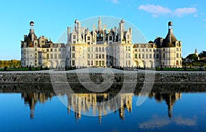 Chateau de Chambord is the largest chateau in the Loire Valley, France