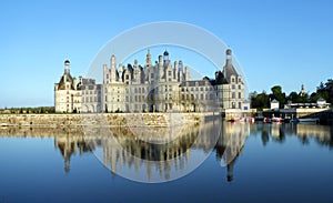 Chateau de Chambord is the largest chateau in the Loire Valley, France