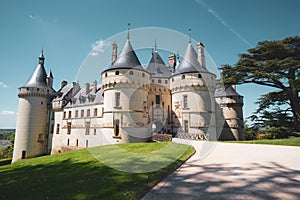 The Chateau de Chaumont castle in Chaumont-sur-Loire, Photography taken in France