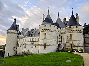 Chateau de Chaumont sur Loire. Chaumont Castel in Loire Valley, France