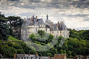 Chateau de Chaumont-sur-Loire, France. This castle is located in the Loire Valley. France