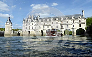 Chateau de Chenonceau on the Cher River - France, the Loire Valley