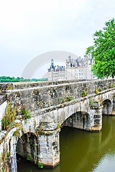 The Chateau de Chenonceau is a French chateau spanning the River Cher, near the small village of Chenonceaux in the