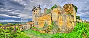 Chateau de Chinon in the Loire Valley - France